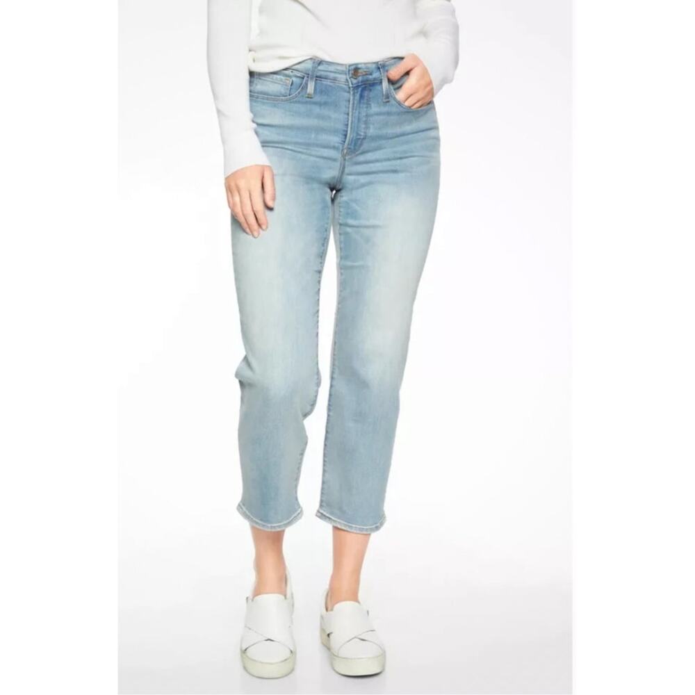 NWT Athleta Sculptek slim straight jean agate wash size 2